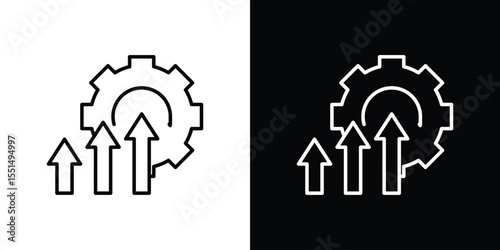 Improvement icon vector, Symbol, logo illustrations