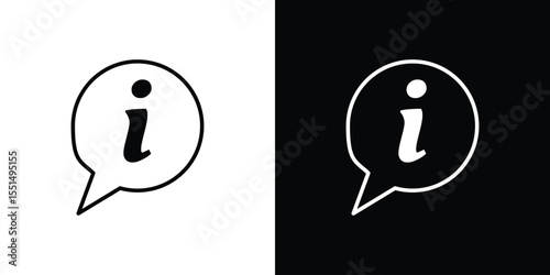 Info icon vector, Symbol, logo illustrations