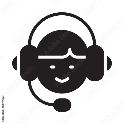Technical assistance Vector Icon which can easily modify or edit