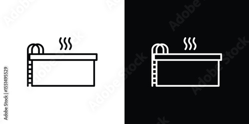 Jacuzzi icon vector, Symbol, logo illustrations