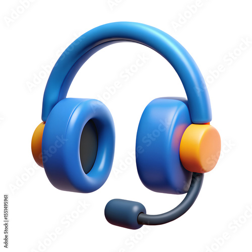 3d Help-desk call center customer service icon chat phone contact bubble social media on isolated background.