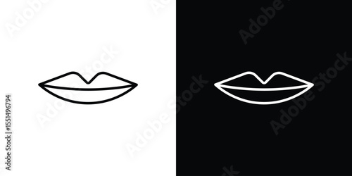 Lips icon vector, Symbol, logo illustrations