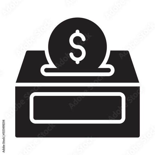 Donation Vector Icon which can easily modify or edit