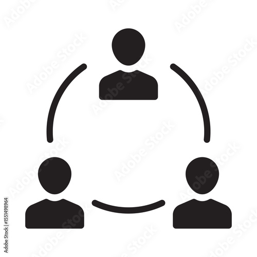 Collaboration Vector Icon which can easily modify or edit