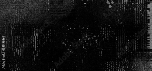 Background decorated with vintage film filter effects featuring varied errors and artifacts, creating a unique visual texture that evokes a sense of nostalgia and mystery.