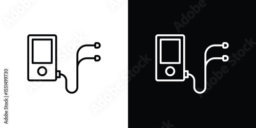 Mp3 Player icon vector, Symbol, logo illustrations