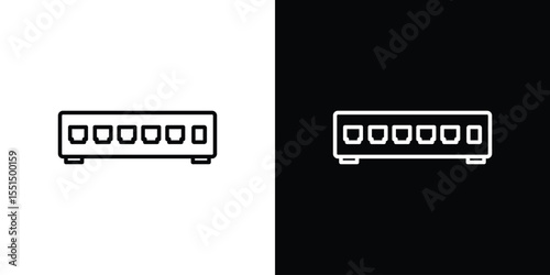Network switch icon vector, Symbol, logo illustrations