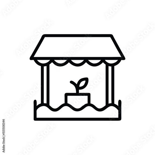 Explore indoor gardening ideas with this simple plant stand and seedling illustration for your home decor needs
