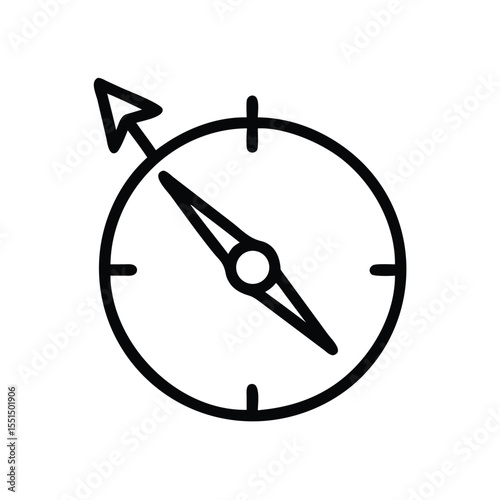 Compass navigation tool for direction finding and travel planning and outdoor adventure and exploration tool