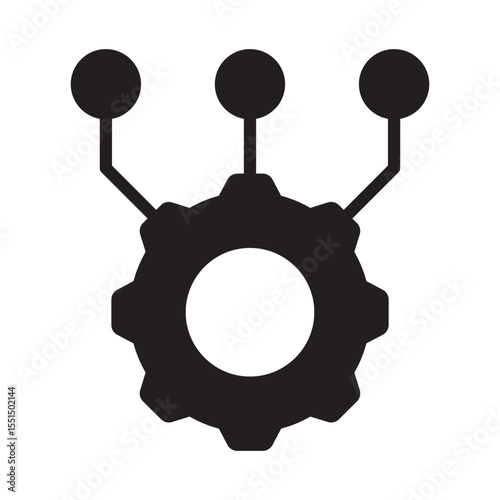 Multithreading Vector Icon which can easily modify or edit