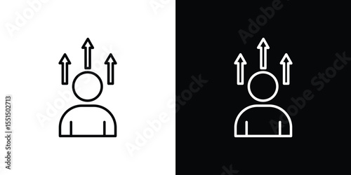 Personal development icon vector, Symbol, logo illustrations