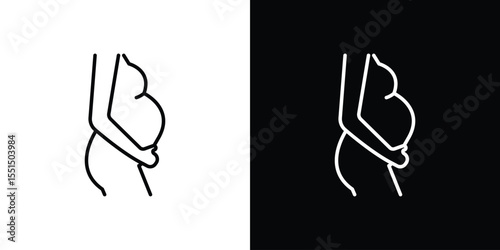 Pregnancy icon vector, Symbol, logo illustrations