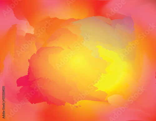 Abstract Rainbow Sky with Colorful Rays and Light Texture
