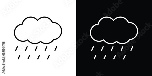 Rain icon vector, Symbol, logo illustrations
