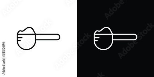 Scoop icon vector, Symbol, logo illustrations