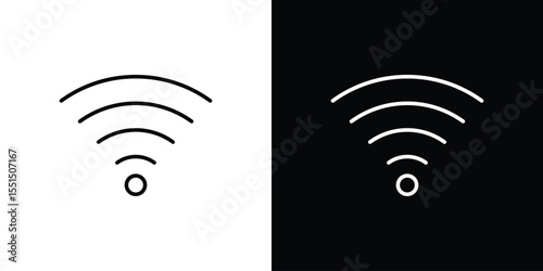 Signals icon vector, Symbol, logo illustrations