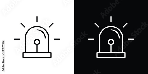 Siren icon vector, Symbol, logo illustrations