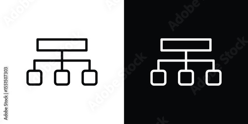 Sitemap icon vector, Symbol, logo illustrations