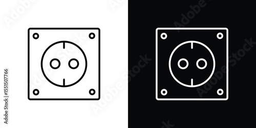 Socket icon vector, Symbol, logo illustrations
