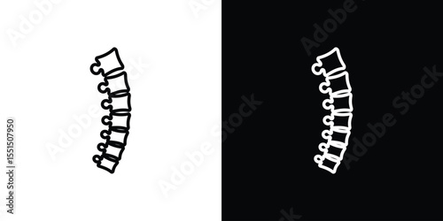 Spine icon vector, Symbol, logo illustrations