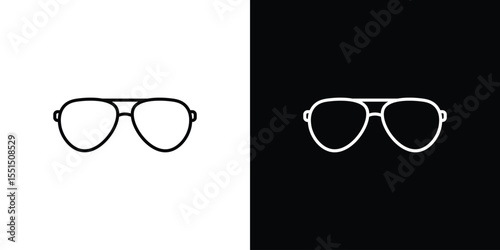 Sunglasses icon vector, Symbol, logo illustrations