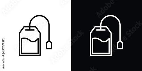 Tea bag icon vector, Symbol, logo illustrations