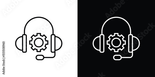 Technical support icon vector, Symbol, logo illustrations