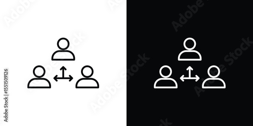 Third party icon vector, Symbol, logo illustrations