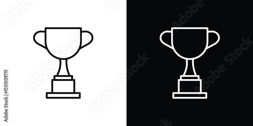 Trophy icon vector, Symbol, logo illustrations