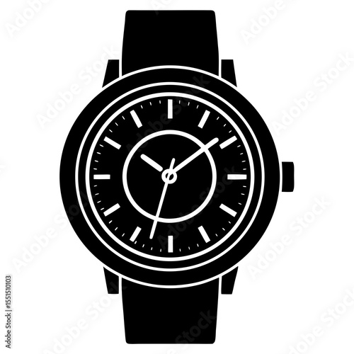 wristwatch vector illustration