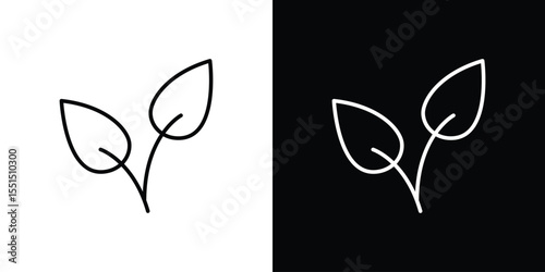 Vegan icon vector, Symbol, logo illustrations