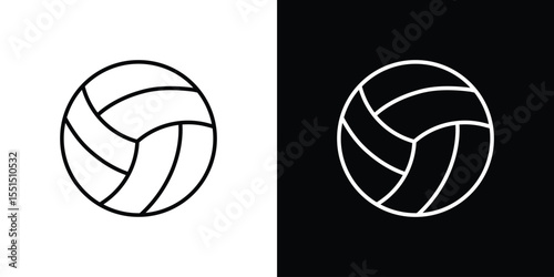 Volley ball icon vector, Symbol, logo illustrations