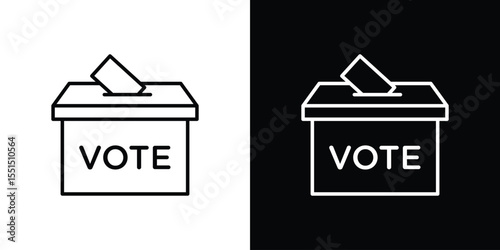 Voting icon vector, Symbol, logo illustrations
