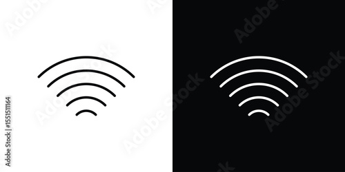 Wifi Signal icon vector, Symbol, logo illustrations