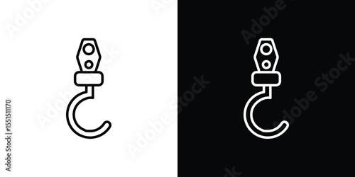 Winch hook icon vector, Symbol, logo illustrations