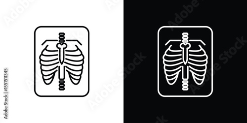 X ray icon vector, Symbol, logo illustrations