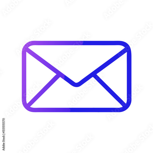 Envelope mail outline icon