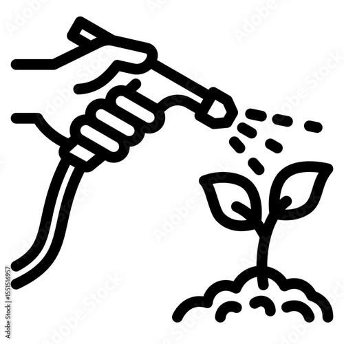Watering Plant Icon