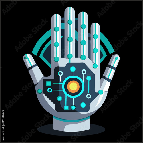 Digital security shield with circuit design and checkmark symbol  