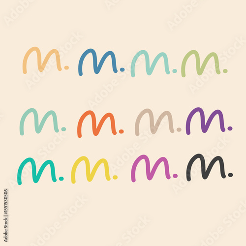 Set of seamless colorful abstract scribbles can be used for business furniture decoration, posters, banners.