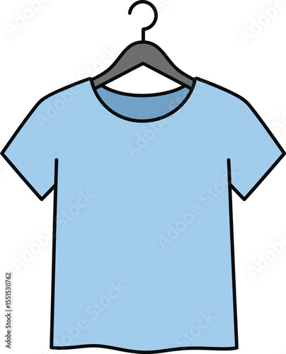 T-Shirt on Hanger Icon - Clothing, Fashion & Retail Apparel