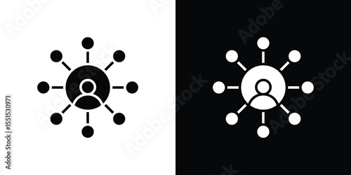 Affiliate marketing icon. Design for website and mobile apps.