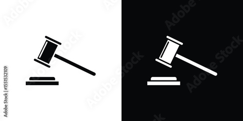 Auction icon vector, Symbol, logo illustrations