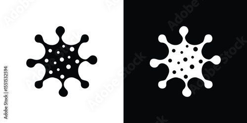Bacteria icon vector, Symbol, logo illustrations