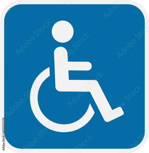 Wheelchair Accessible Icon: Disability Access & Inclusivity Symbol