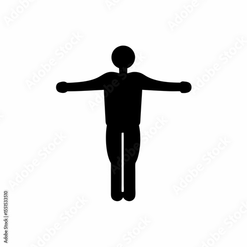 silhouette of a man standing