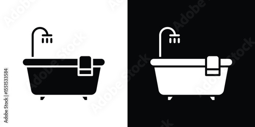 Bathroom icon vector, Symbol, logo illustrations