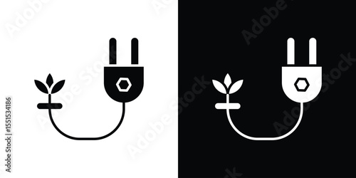 Biomass energy icon. Design for website and mobile apps.