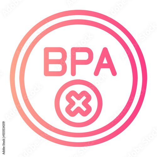 bpa free gradient icon