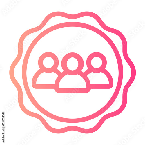 family gradient icon